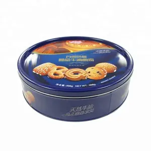 Custom Round Butter Cookies Tin