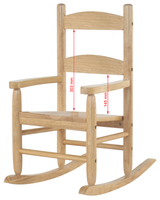 Chaise en bois Chaise à bascule pour enfants