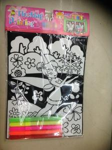 2016 caliente juguete creativo diseño-de terciopelo pintura cartel con imaginación creativa - Product Image 4