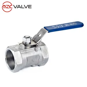 1PC Stainless Steel Floating Thread Ball Valve PN63