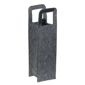 <span class=keywords><strong>Bolsa</strong></span> de <span class=keywords><strong>botella</strong></span> de vino tinto personalizada de viaje portátil de Navidad <span class=keywords><strong>bolsa</strong></span> de regalo de <span class=keywords><strong>botella</strong></span> de vino de fieltro - Product Image 1
