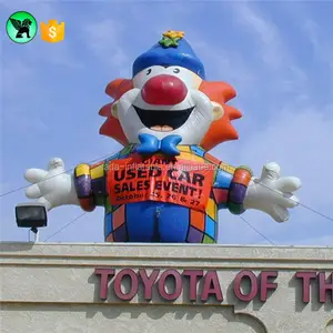 Auto Dealer Reclame Karakter Opblaasbare Animal Giant Cartoon Crazy Opblaasbare Clown A674