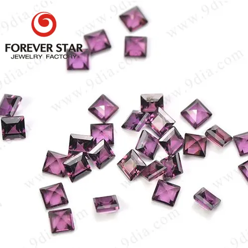 Wholesale Price Square Natural Small Size Gemstone Rhodolite Rough For Jewelry Making