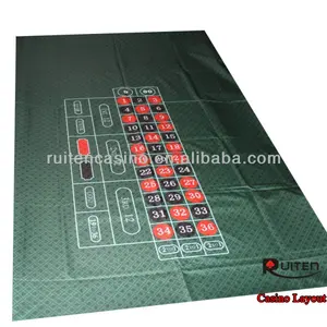 American Roulette Table Casino Layout---Speed Cloth