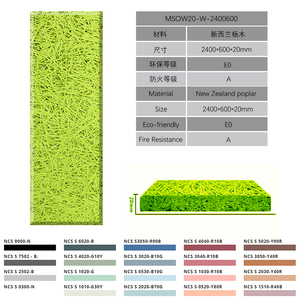 <span class=keywords><strong>Techo</strong></span> acústico de lana de madera color café - Product Image 5