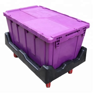 JOIN Heavy Duty Boîtes de Déménagement Logistique en <span class=keywords><strong>Plastique</strong></span> Caisses d'Emballage Outil Transport Boîtes de Déménagement Conteneur Empilable - Product Image 5