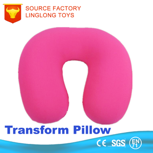 Cadeau promotionnel réchauffer jeter oreiller décoratif en peluche siestes taie d'oreiller en peluche Panda jouet variante cou méditation oreiller - Product Image 6