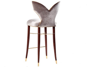 PFC1710914 diseño <span class=keywords><strong>americano</strong></span> <span class=keywords><strong>restaurante</strong></span> y <span class=keywords><strong>el</strong></span> hogar tapicería de tela taburete silla alta - Product Image 2
