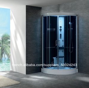 douche hammam moderne salle de bains préfabriquée prix à vapeur d'ozone salle de douche cabine de douche porte coulissante en ve - Product Image 1