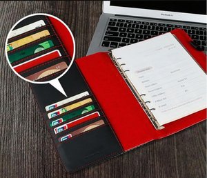 Sổ Tay Sổ Tay Da PU Mới Nhất 2022 Nhật Ký Điện Dự Phòng Túi Đựng Bút Bỏ Túi Bên Trong Hộp Đựng Thẻ Và Bìa Lò Xo - Product Image 4