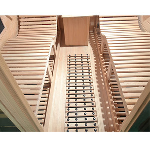 Salle de sauna infrarouge à spectre complet de luxe avec deux lits - Product Image 2