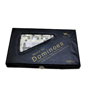 Dominos en plastique à vendre pas cher <span class=keywords><strong>Personnalisé</strong></span> en plastique dominos colorés Ivoire dominos Ensemble de 28 en PVC Étui de Transport - Product Image 3