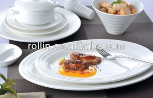 Doble línea serie hotel & restaurant de porcelana fina, porcelin placa del cargador, cargador de planchas al por mayor - Product Image 2