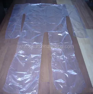 Trajes desechables de plástico transparente para Sauna/trajes para el cuerpo