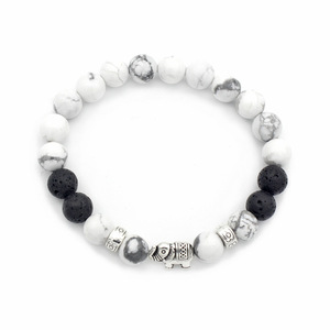 <span class=keywords><strong>Bracciale</strong></span> da Uomo con Charm a Forma di Elefante Placcato <span class=keywords><strong>Oro</strong></span> <span class=keywords><strong>e</strong></span> <span class=keywords><strong>Turchese</strong></span> Importato, Fornitura di Fabbrica - Product Image 6