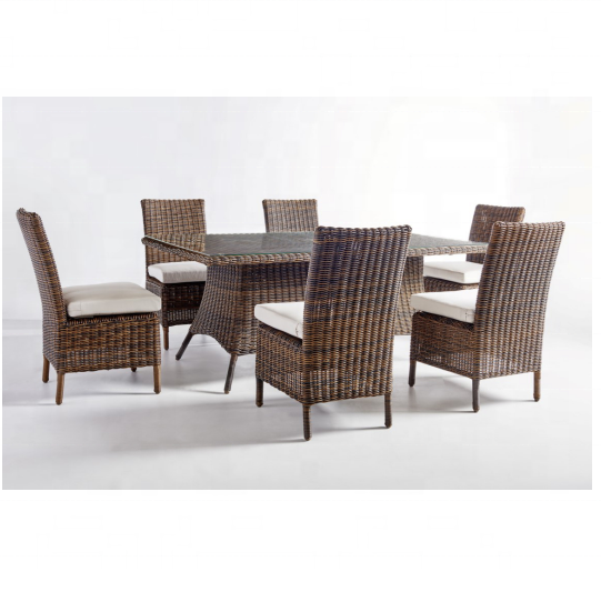 Мебель для балкона, Классический Пластиковый садовый стол и стулья из ротанга