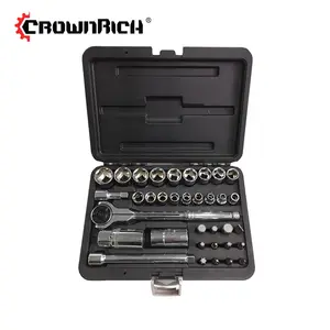 Crownrich-Juego de llaves de tubo y trinquete de impacto, 35 unidades - Product Image 1
