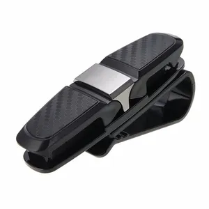 Fastener Clip Car Sun Visor Glasses Sunglasses Card Ticket Holder Clip Mount Universal Eyeglasses Clamp Car Glasses Cases