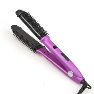 Plancha y rizador de pelo PTC 2 en <span class=keywords><strong>1</strong></span>, cepillo para estilizar el cabello - Product Image 2