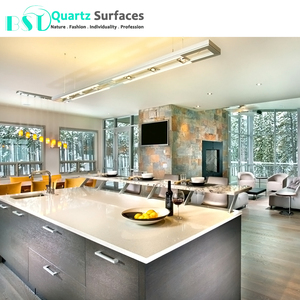 Bán buôn pha lê trắng lấp lánh <span class=keywords><strong>Quartz</strong></span> slab cho nhà bếp và Vanity bàn sàn nhân tạo thiêu kết đá - Product Image 3