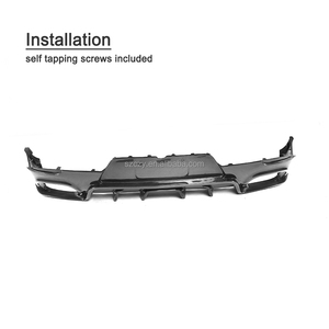 Pare-chocs Arrière en Fiber De carbone Diffuseur de Lèvre pour P porsche <span class=keywords><strong>Panamera</strong></span> 971 Turbo S <span class=keywords><strong>GTS</strong></span> 14-16 - Product Image 4