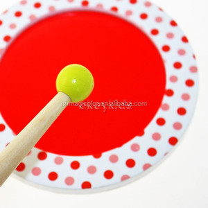 En gros nouvelle mode en bois rouge bébé <span class=keywords><strong>tambour</strong></span> jouet pour enfants <span class=keywords><strong>musical</strong></span> apprentissage W07J035 - Product Image 5