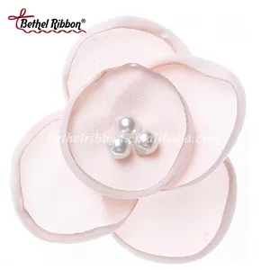 Artificial Nylon Fabric Flowers Making Decorative Flower Hair Clip