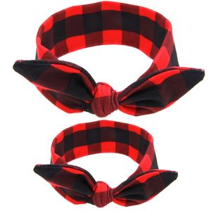 Gedrukt moeder en kind hoofdband sets konijn oor haarband hoofdtooi mom baby haaraccessoires set - Product Image 2