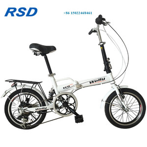 Vélo de poche flamant rose de 20 pouces, bicyclette <span class=keywords><strong>pliable</strong></span> en acier de bonne qualité, style thaïlandais, - Product Image 4