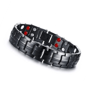 Braccialetto di germanio all'ingrosso con magnete a ioni infrarossi dalla Cina Guangzhou Factory braccialetti di moda da uomo - Product Image 4