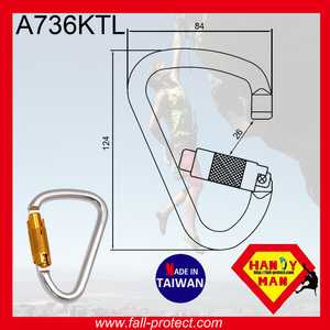 Safety Checked New HMS Design Climbing Aluminum Carabiner for Outdoor Sports - Product Image 4