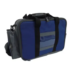 Dowsen चिकित्सा अटैची चिकित्सा कंधे बैग 15.5 इंच के लैपटॉप के लिए उपयुक्त/गोली के साथ 3 Removeable चिकित्सा पाउच