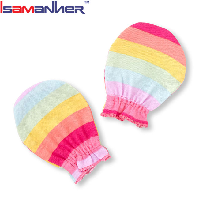 Дешевые вязаные детские перчатки оптом, хлопковые зимние варежки для новорожденных