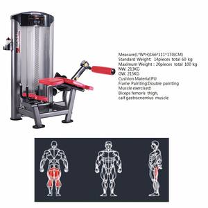 Máquina Profesional para <span class=keywords><strong>Curl</strong></span> de Isquiotibiales en Posición Acostada Leekon, Equipo de Gimnasio para Fisicoculturismo, Extensión de Piernas, <span class=keywords><strong>Curl</strong></span> de Piernas en Posición Prona, Máquina de Doble Función - Product Image 2