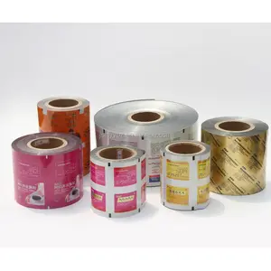 Afdrukken Aluminiumfolie Roll Voor Sachets Professionele Fabrikant Aangepaste Thermische Afdichting Film