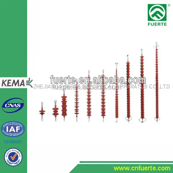 33KV Composito Pin Isolatori Post Isolatori Personalizzato Tipi FXBW-33/70