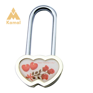 Candado Mini Antirrobo en Forma <span class=keywords><strong>de</strong></span> Corazón, Impermeable, <span class=keywords><strong>de</strong></span> Aleación <span class=keywords><strong>de</strong></span> Zinc <span class=keywords><strong>de</strong></span> Alta Calidad, con Llave, para Collar - Product Image 6
