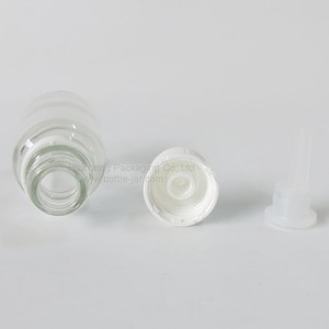 Petit européenne verre bouteilles avec tamper evident couvercles claire - Product Image 6