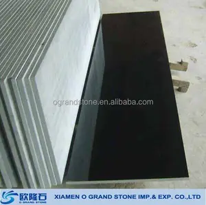 All size custom Shanxi black granite treads and risers granite stair tread