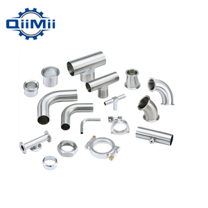 Qiimii chất lượng hàng đầu thép không gỉ SS304 SS316L Hàn tri-kẹp 4 chiều chéo 3A DIN vệ sinh phụ kiện đường ống - Product Image 2