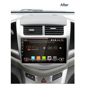 9 inch auto dvd-speler voor chevrolet Aveo met Navigatie ondersteunt zowel synchrone afspelen radio