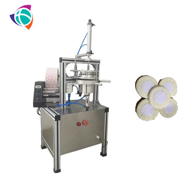 hotel soap pleat packaging machine/ round tea cakes coated paper wrapping machine/ soap glass paper packing machine