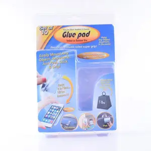 Nieuwe Goede Helper Geen Residu Wasbare Herbruikbare Transparante Pu Gel Pad Clear Sticky Pads Voor Mobiele Telefoon Fotolijst Tablet pc Pen