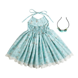 2025 Linda <span class=keywords><strong>boutique</strong></span> al por mayor bebé vestido de San Valentín niña ropa de fiesta occidental vintage vestidos de niña de las flores - Product Image 2
