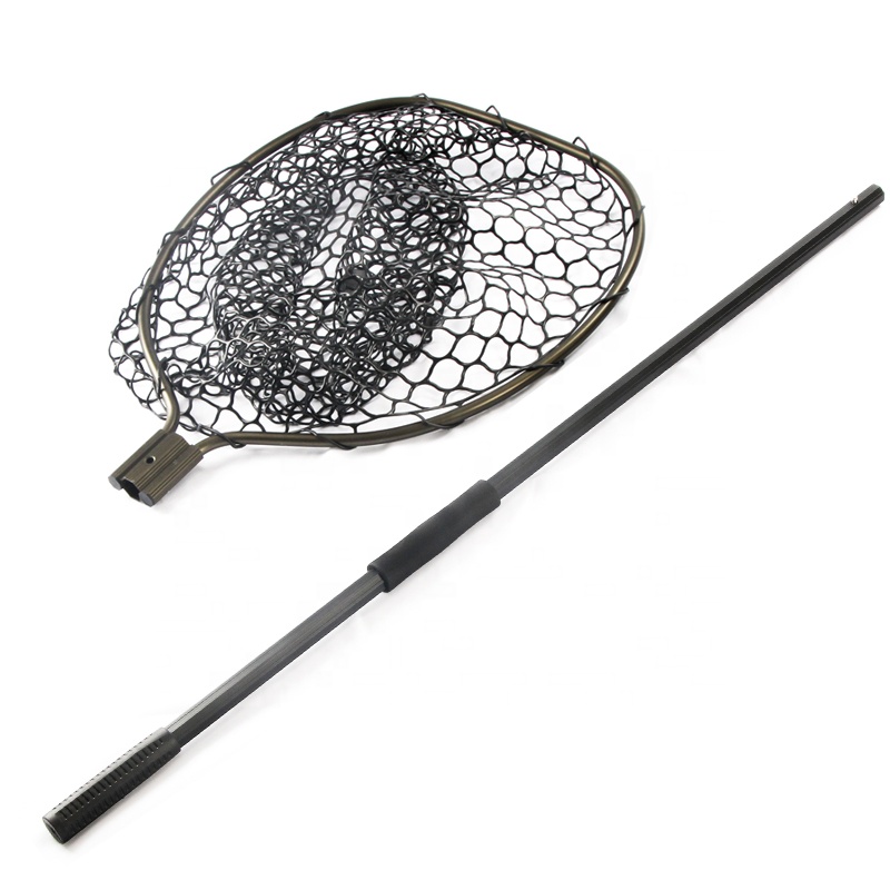 Loving, Shopping, Sharing 56" Large Rubber Landing Net Retractable Pole