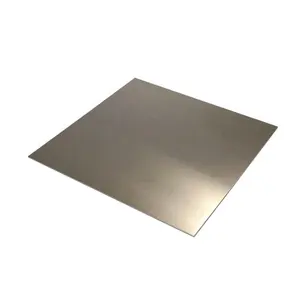Custom A4 Glossy Mirror 0.8mm thick stainless steel plate for pvc card press lamination