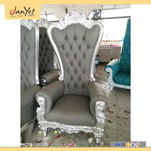 Elegante vendite evento barocco <span class=keywords><strong>bianco</strong></span> <span class=keywords><strong>re</strong></span> e la regina sedie - Product Image 2