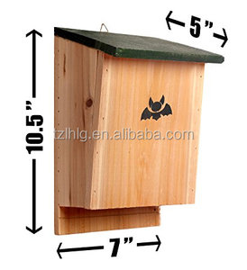 الخشب الخفافيش منزل-بات مأوى مكافحة الآفات قسط الجودة بات مأوى التعشيش مربع - Product Image 1