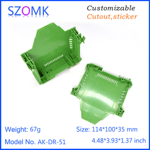 New ABS nhựa Din Rail IP54 năng lượng mét nhà ở cung cấp điện bao vây mô hình AK-DR-51 - Product Image 3