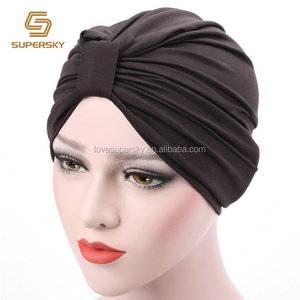 Custom cheap new breed least wholesale Women fashion bow turban hat - Product Image 5